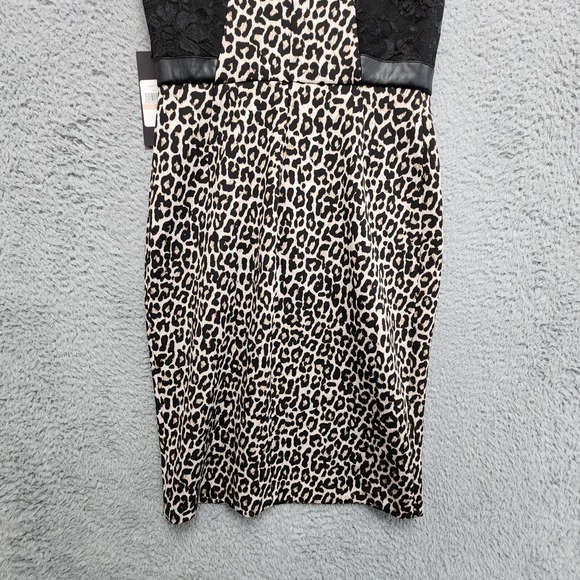 KARL LAGERFELD Paris‎ Sleeveless Leopard Print Dress Womens Size 2 NEW w/ Tag - Picture 11 of 15